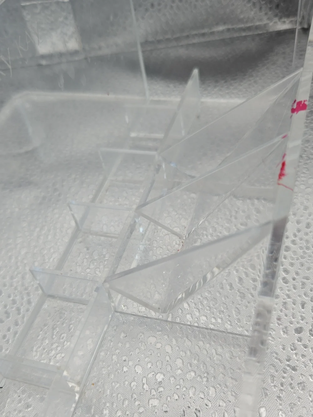 Mary Kay Clear Acrylic Makeup Organizer Cosmetic Caddy Vanity Storage Tray